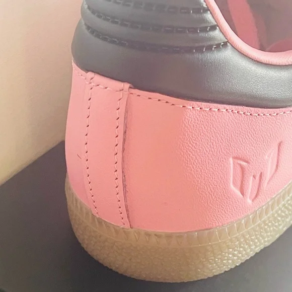 NIB ADIDAS MESSI CLASSIC SAMBA PINK INDOOR LEATHER SOCCER SHOES MENS 10 - Picture 13 of 16